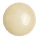 Les perles par Puca® Cabochon 25mm - Opaque ivory ceramic look 03000/14401
